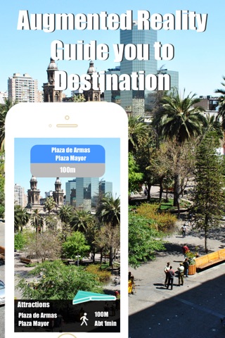 Santiago travel guide with offline map and Chile metrotren metro transit by BeetleTrip screenshot 2