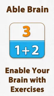 able brain exercise equations free iphone screenshot 1
