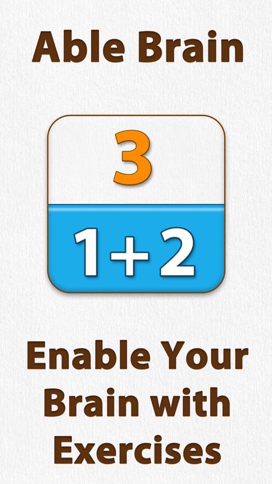 Able Brain Exercise Equations Free - 1.0 - (iOS)