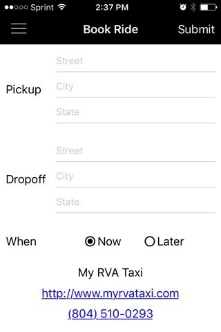 My RVA Taxi Official App screenshot 4