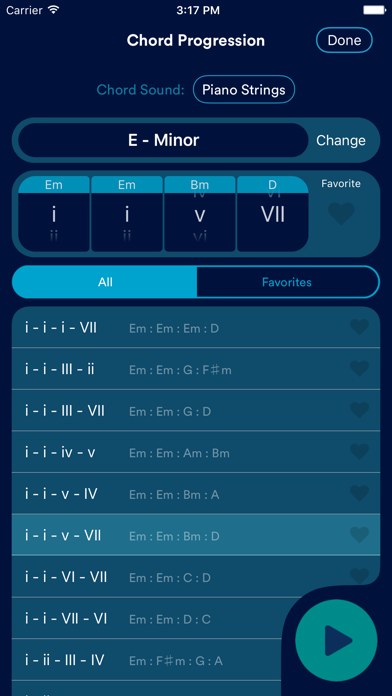 Odesi Chords - Create Rhythms, Basslines, Chord Progressions Screenshot