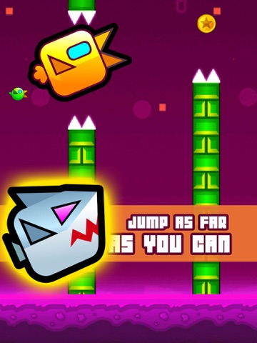 Screenshot #5 pour Geometry Birds - Iron Wings Avoid Hit Color Stack