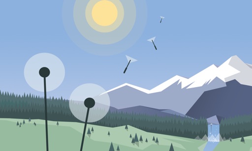 ToDaily: immersive landscape illustrations and accurate weather forecast