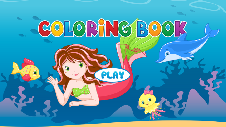 Mermaid Coloring Book - Painting Game for Kids - 1.3 - (iOS)