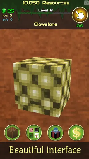 Capture d'écran de Clicker Mine Mania sur iPhone 1