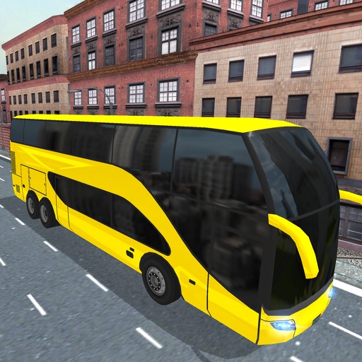 Real City Coach Bus Driver Simulator 3D Icon