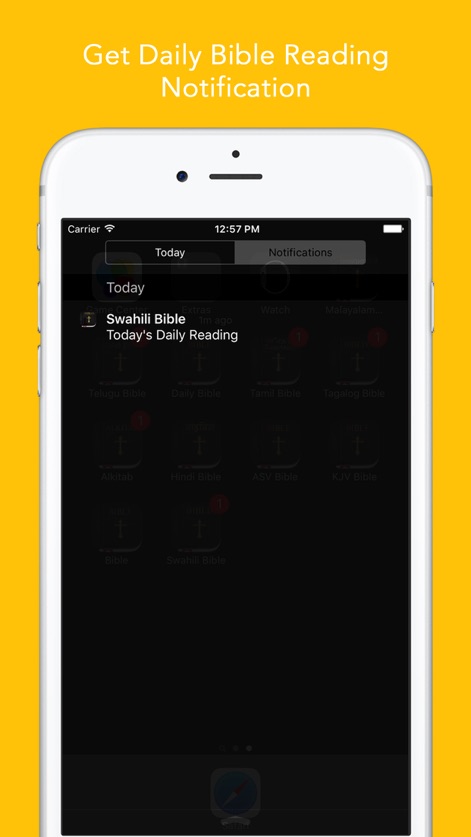 Swahili Bible: Easy to use Biblia Takatifu app for daily offline Bible book reading - swahili-bible-daily-notification