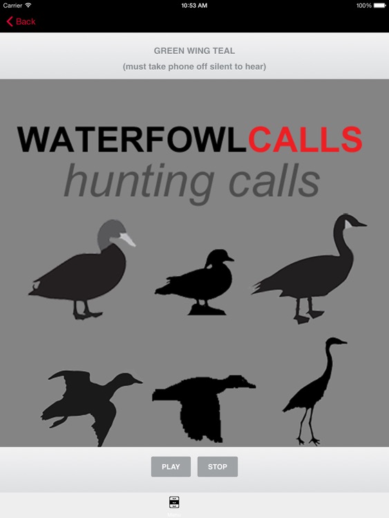 Waterfowl Hunting Calls - The Ultimate Waterfowl Hunting Calls App For Ducks, Geese & Sandhill Cranes & BLUETOOTH COMPATIBLE screenshot-0