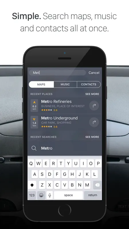 Open Road - The best driving experience for Maps Navigation, Music, and Calling in the Car screenshot 4 of 5