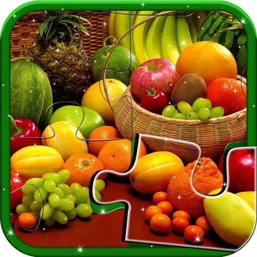 Fruits Jigsaw Puzzle - Kids Puzzle Fun Icon