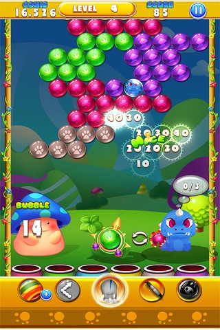 Bubble Shooter- Word Bubbles Pop Witch Land 2 screenshot 2