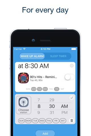 Radio Alarm Clock App screenshot 4