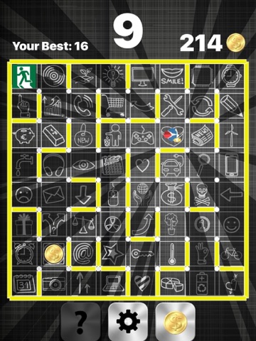 Invisible Maze - find the way to exit! iPad screenshot