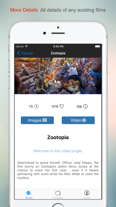 Screenshot #2 pour Moviepedia - Discover Movies, TV Seasons, Reviews and Trailers