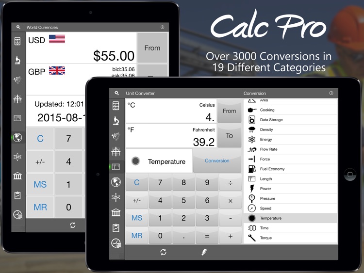 Calc Pro HD - Top Calculator! screenshot-3