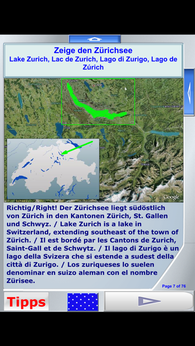 Screenshot #3 pour iSee Quiz Lacs suisses
