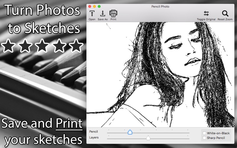 Screenshot #1 for Pencil Photo - Sketch Maker