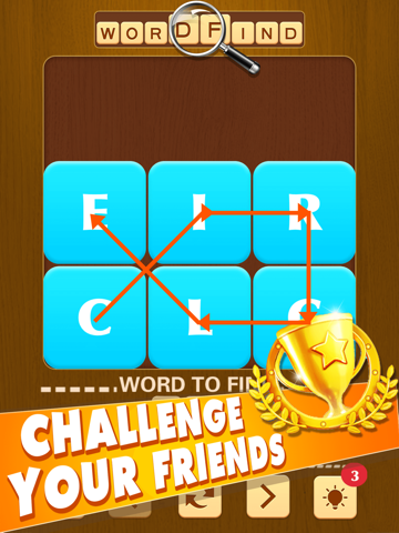 Word Find - Can You Get Target Words Free Puzzle Games iPad screenshot 2 - Education app