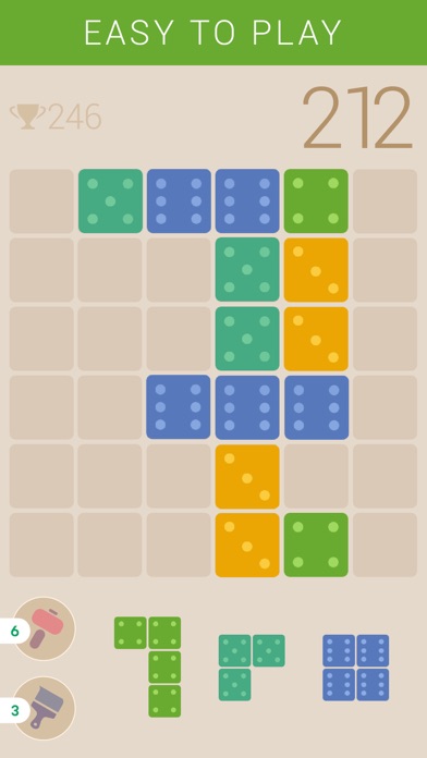 Screenshot #2 pour Blocky 6 - Endless Tile-Matching Puzzle