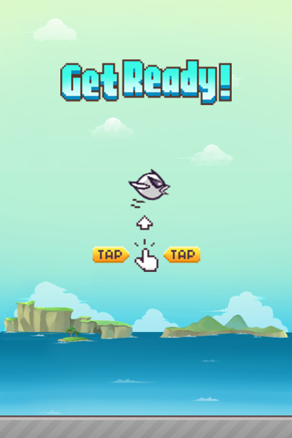 Flappy Summer Edition - Remake of Impossible Bird Game screenshot 3