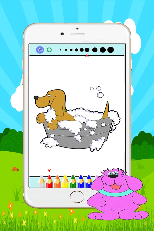 dog and cat coloring book : free printable coloring pages for adult and little kids screenshot 4