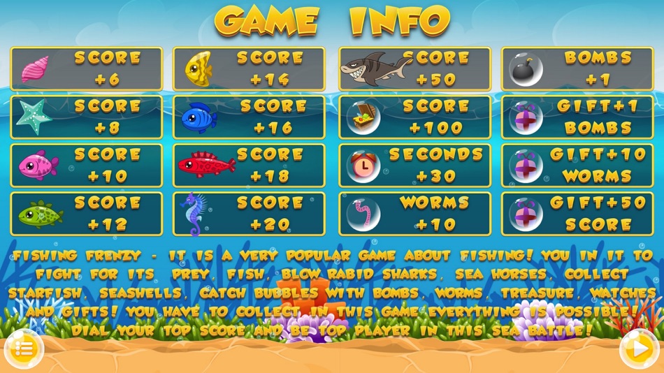 #3. 钓鱼小游戏: 鱼泡泡海底世界 (iOS) 由: pratthana wadtanaoi