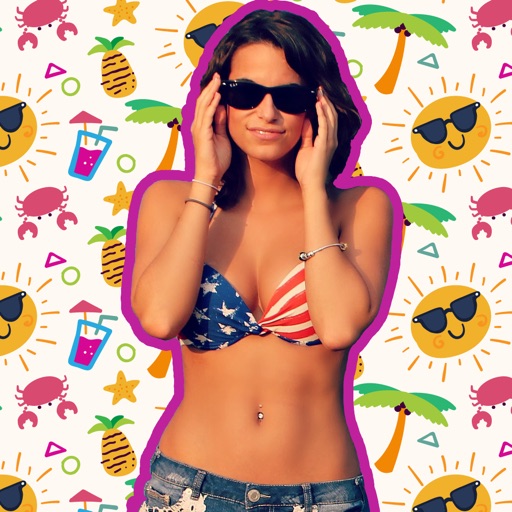 InstaPhoto Frames Maker - Summer photo joiner, pictures collage editor free icon