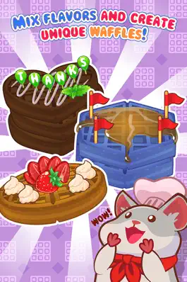 Game screenshot My Waffle Maker - Create, Decorate and Eat Sweet Dessert Pastries! mod apk
