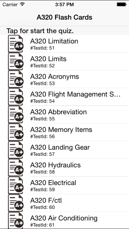Systems & Limitations Flash Cards for Airbus A319/A320/321