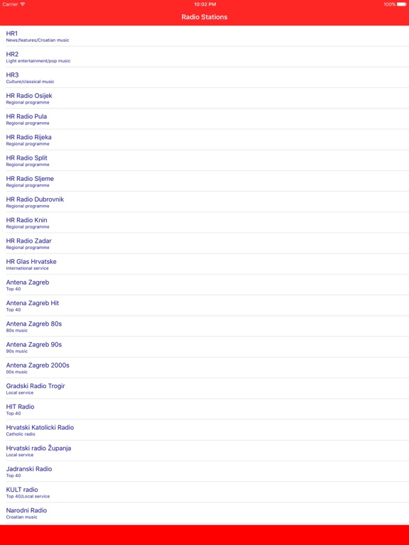 Screenshot #4 pour Radio Channel Croatia FM Online Streaming Pro