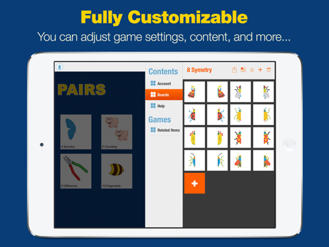 Matching Pairs - Educational Learning Game for Toddlers and Preschool iPad screenshot 4 - Education app