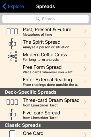 Linestrider Tarot screenshot 3