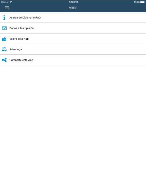 Dicionario RAG iPad screenshot 5 - Reference app