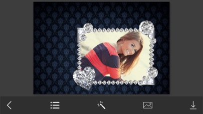 Diamond Photo Frames - Elegant Photo frame for your lovely moments iPhone screenshot 4 - Photo & Video app