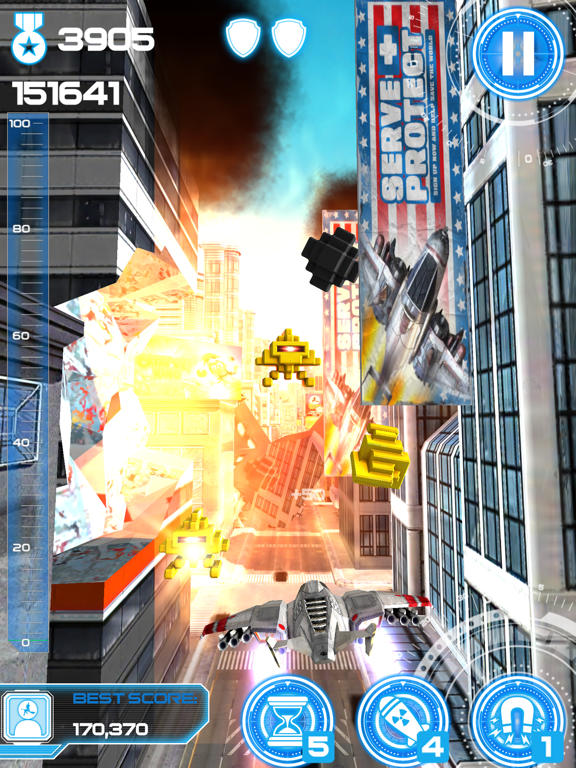 Screenshot #6 pour Jet Run: City Defender