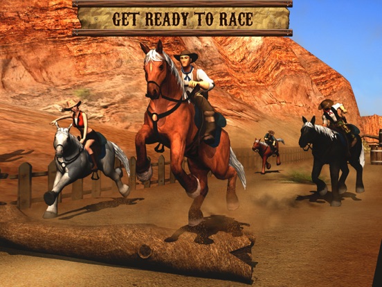 Texas Wild Horse Race 3D iPad screenshot