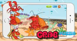 Game screenshot Crab Sea World Animal Jigsaw Puzzle Activity Learning Free Kids Games or 3,4,5,6 and 7 Years Old mod apk