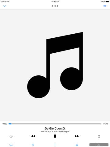 Screenshot #6 pour Lecteur de musique.