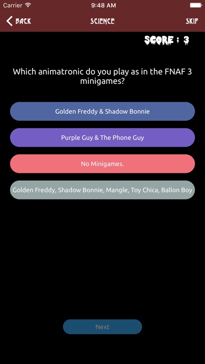 Trivia For Five Nights At Freddy's Edition - Best FNAF Edition Trivia
