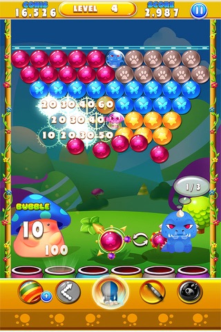 Bubble Shooter- Word Bubbles Pop Witch Land 2 screenshot 4