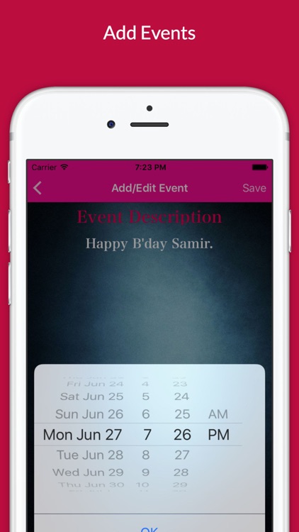The Countdown App....Days to go...