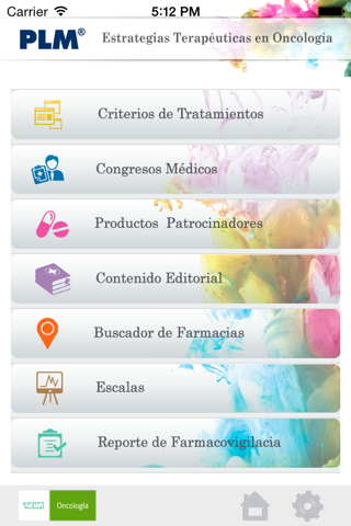 Criterios de Tratamiento en Oncología screenshot 2