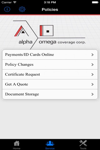 Alpha/Omega Coverage Corp screenshot 4