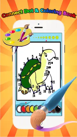 Game screenshot Animals Dot to Dot Coloring Book for Kids grade 1-6: coloring pages learning games hack