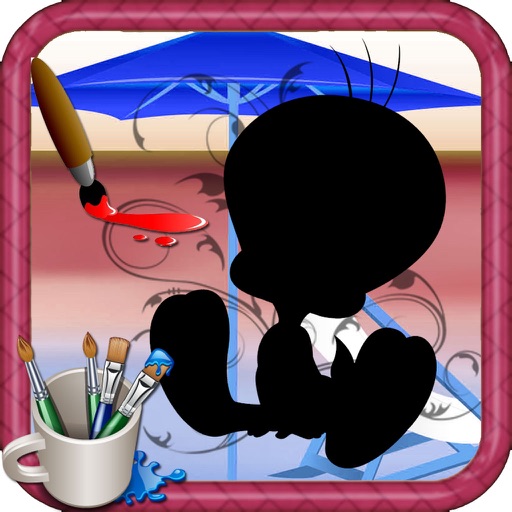 Paint Kids Page Game Tweety Bird Free Edition icon