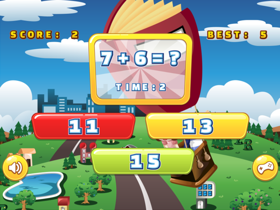 Math Game For Kids - Mental Arithmetic, Quick Math iPad screenshot