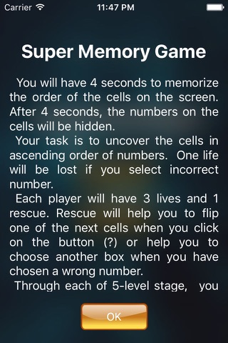 Go Memory - Test, Training and Go Up Your Brain Games - Zalo screenshot 4