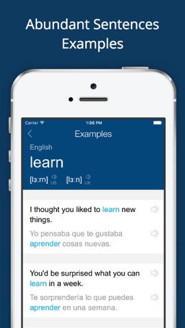 Spanish English Dictionary Appのおすすめ画像4