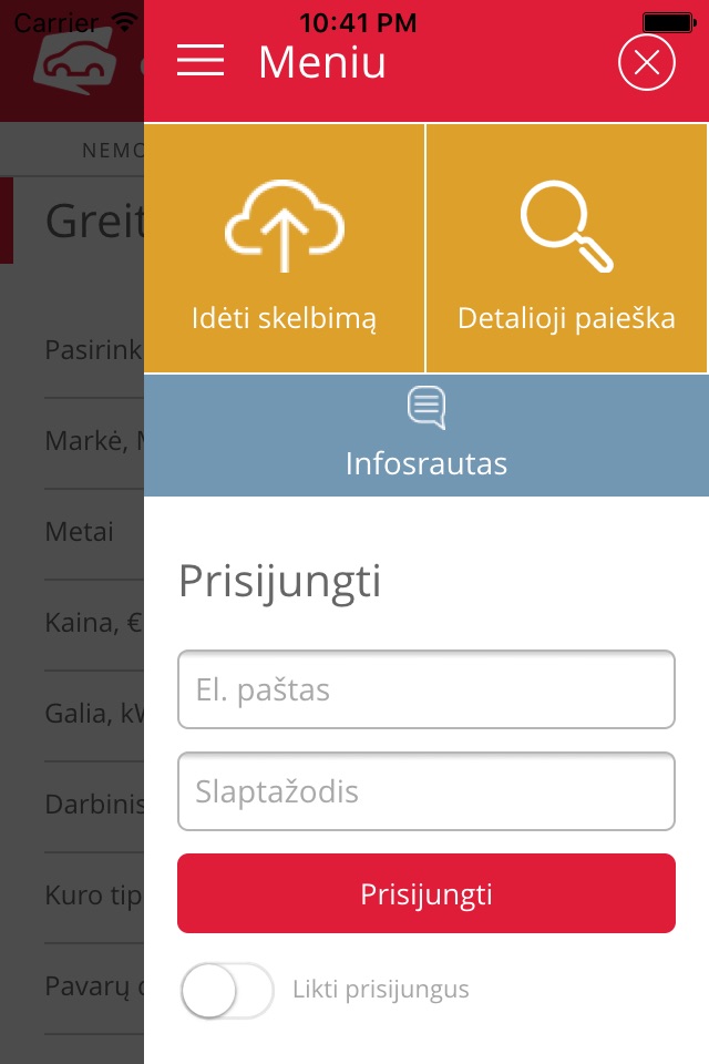 Autobilis.lt screenshot 4