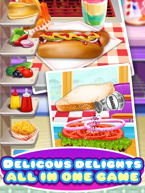 Screenshot #6 pour Crazy Food Maker Kitchen Salon - Chef Dessert Simulator & Street Cooking Games for Kids!